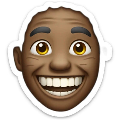 Aborigine laughs sticker