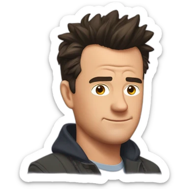 chandler bing sticker