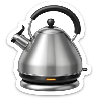 kettele with bottom heating sticker