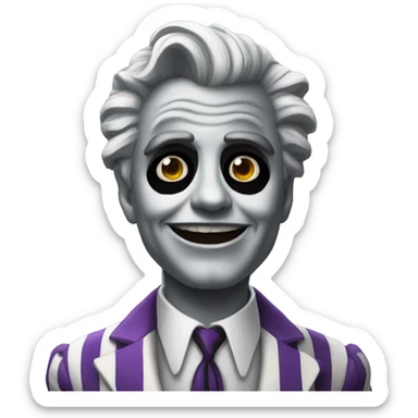 beetle juice sticker