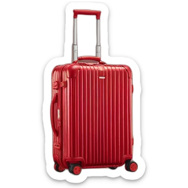 One Rimowa red Essential Cabin luggage sticker