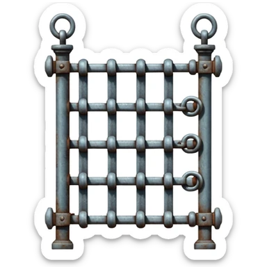 Chain gate sticker