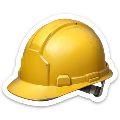 work helmet sticker
