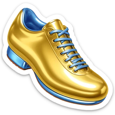 Jeff Koons style spam shoe balloon sculpture  sticker