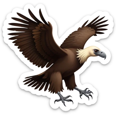 Vulture WINGS WIDE OPEN sticker