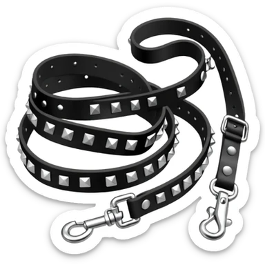 bdsm leash sticker