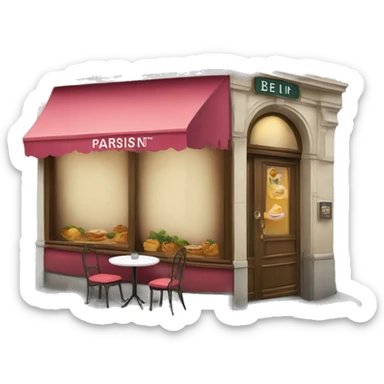 Parisienne restaurant  sticker