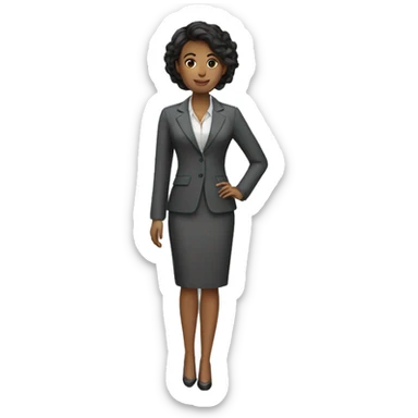 business woman outfit sticker