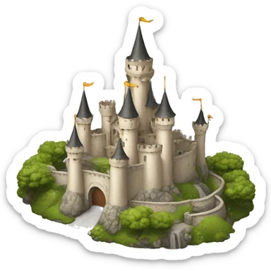 name"wisdom castle"The font rendering sticker