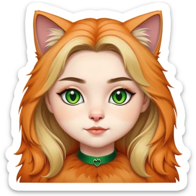 Sabrina carpenter as a cat sticker