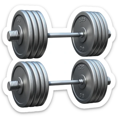 Barbell sticker