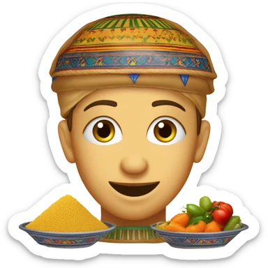 Repas marocain sticker