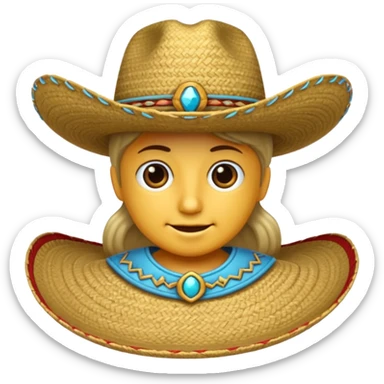 Sombrero de vaquero sticker