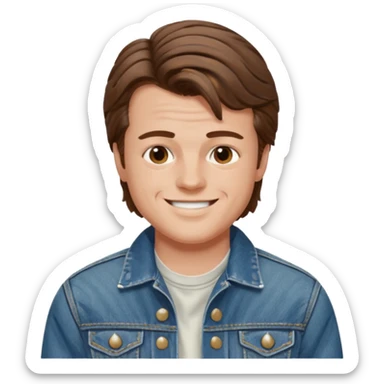 Steve Harrington from stranger things sticker