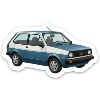 Yugo car sticker