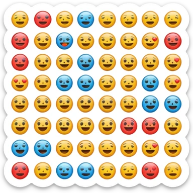 Mixe des emoji 🤷🏼7️⃣6️⃣ sticker