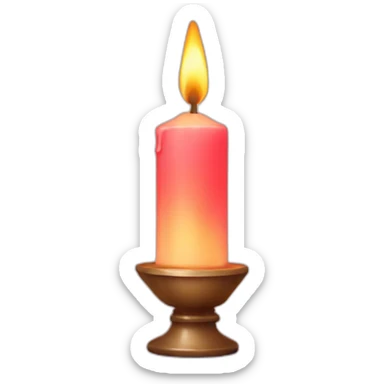 decorative candle sticker