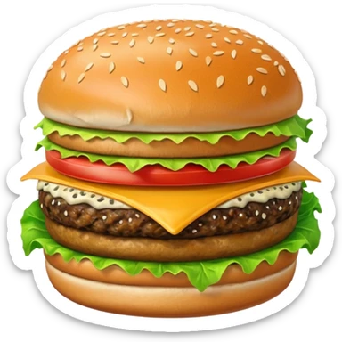 burger leftover sticker