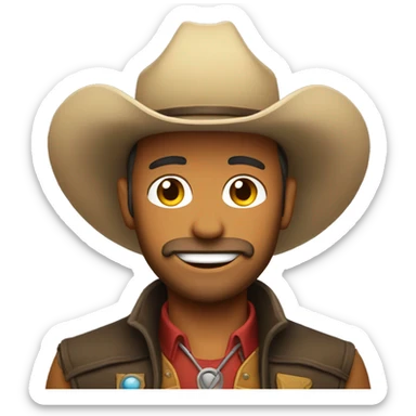 Espace cowboy sticker