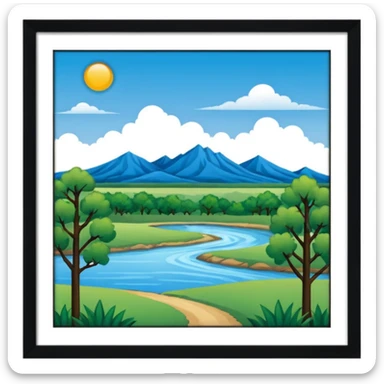 Tulsa-Oklahoma nature sticker