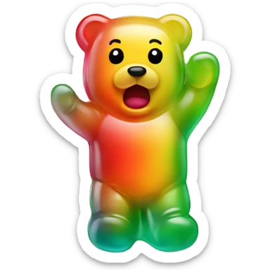 Gummy bear  sticker