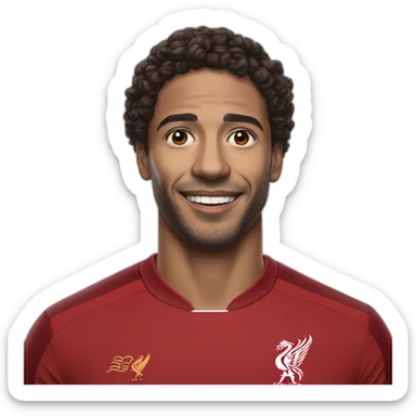 m bappé with liverpool  sticker