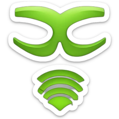 Nvidia logo sticker