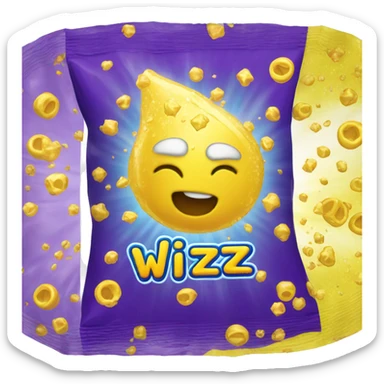 Wizz Fizz packet sticker