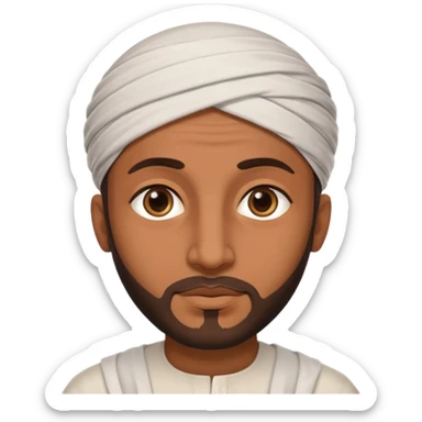 Arabic man head sticker