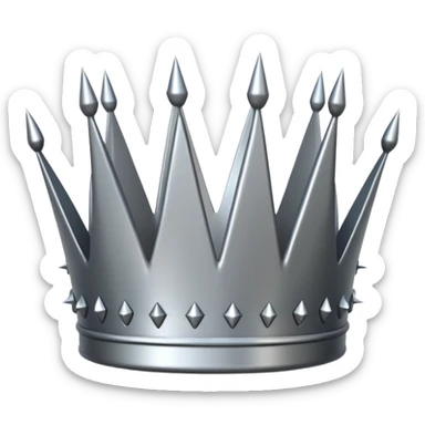 Spiked crown sticker