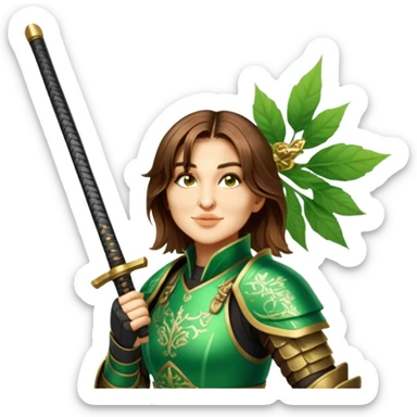 Emerald Samurai sticker