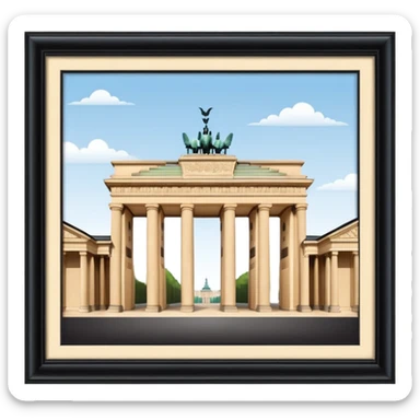 brandenburg gate sticker