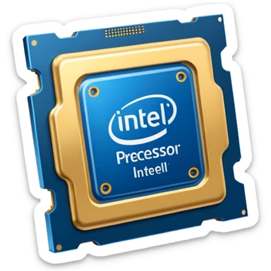 Intel processor sticker