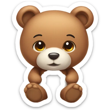 soft toy bear cute sticker