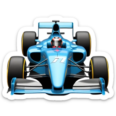 formula 1 black sticker
