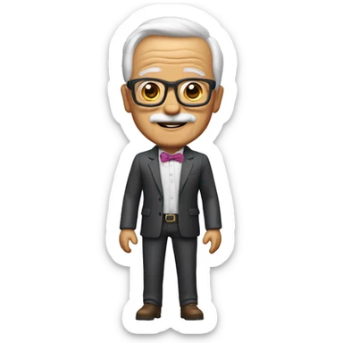 abuelo de ken y barbie sticker