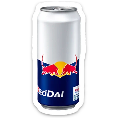 Redbull white edition sticker