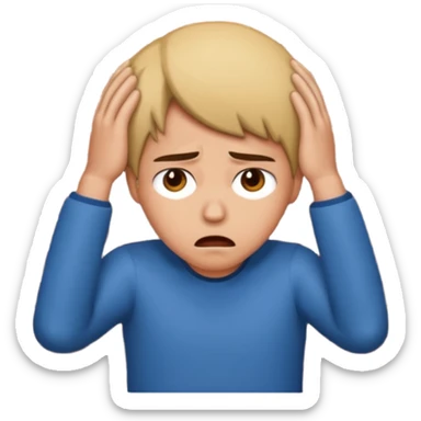 banging my head against the wall sticker