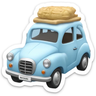 Königsegg regere car in babyblue  sticker