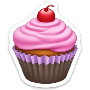 Cup cake sticker