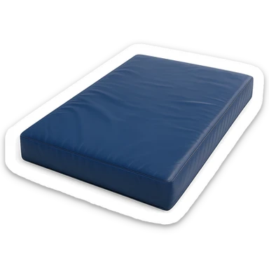 realistic crash mat with soft padding, no background sticker