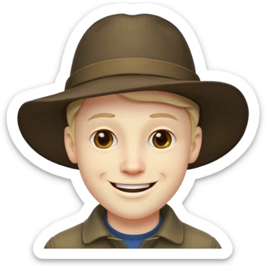 Male bog dih sticker