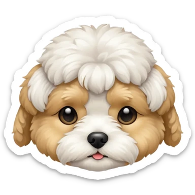 Sleepy Maltipoo  sticker