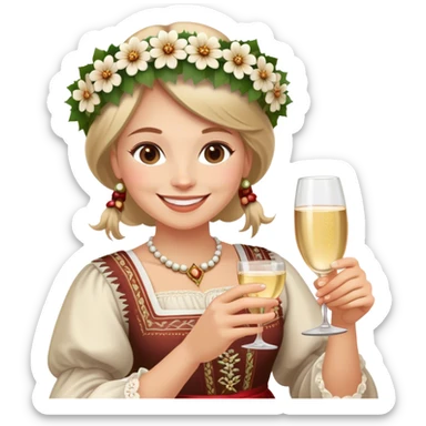 Create me a emoji about Latvian culture movie “Limuzīns Jāņu Nakts krāsā” sticker