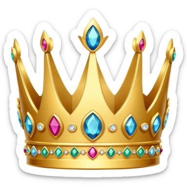 miss universe crown aesthetic sticker