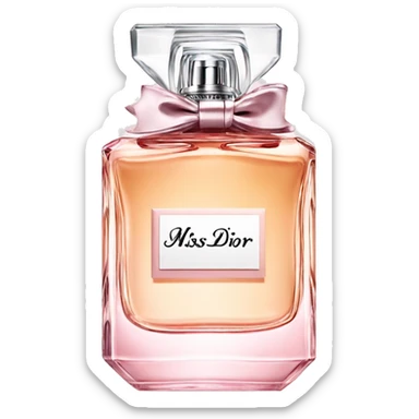 miss dior perfume sticker