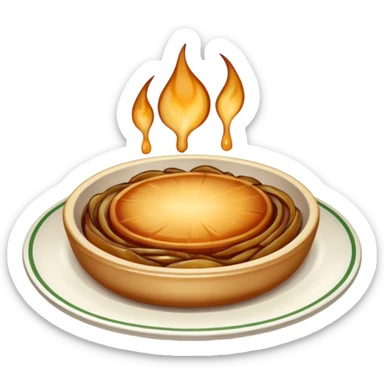 caramelised onion plate sticker