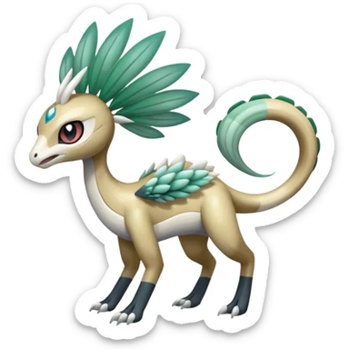Meloetta-Inteleon-Gabite-Palkia-Trico-Pokémon-Fakémon-fusion-hybrid-creature sticker