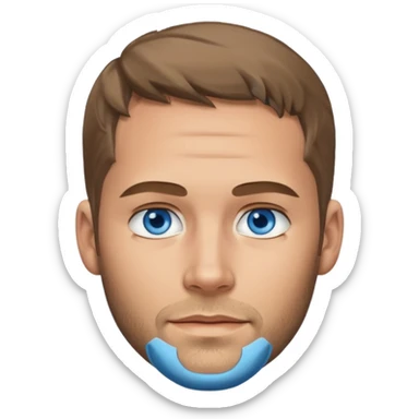 Paul Walker with blue eyes sticker