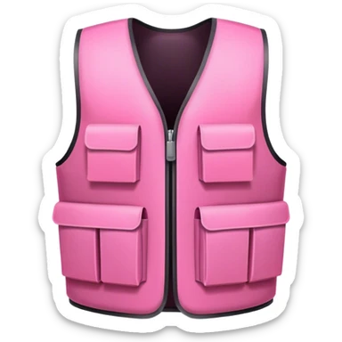 Pink Bulletproof vests  sticker